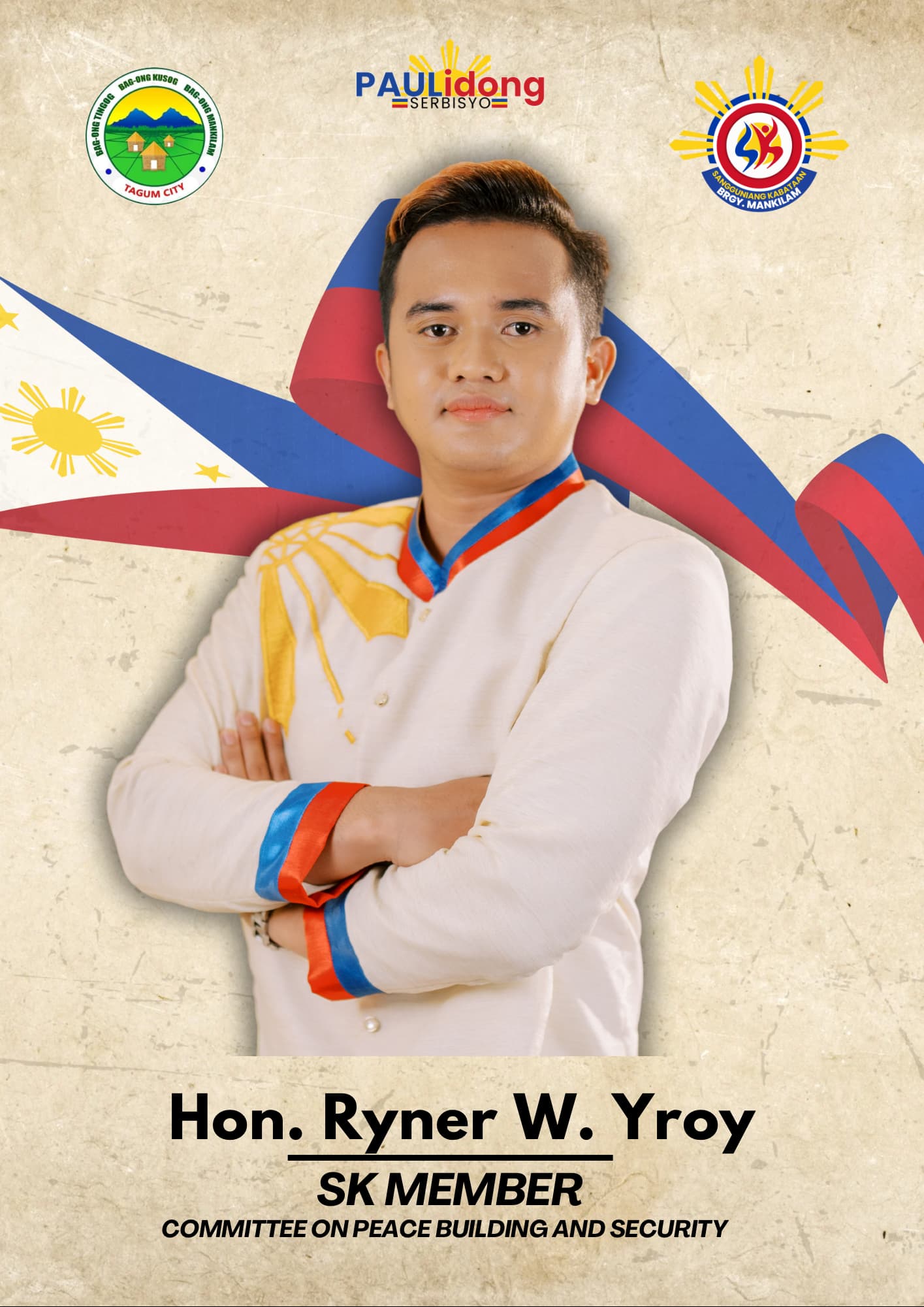 Portrait of Hon. Ryner W. Yroy, SK Kagawad