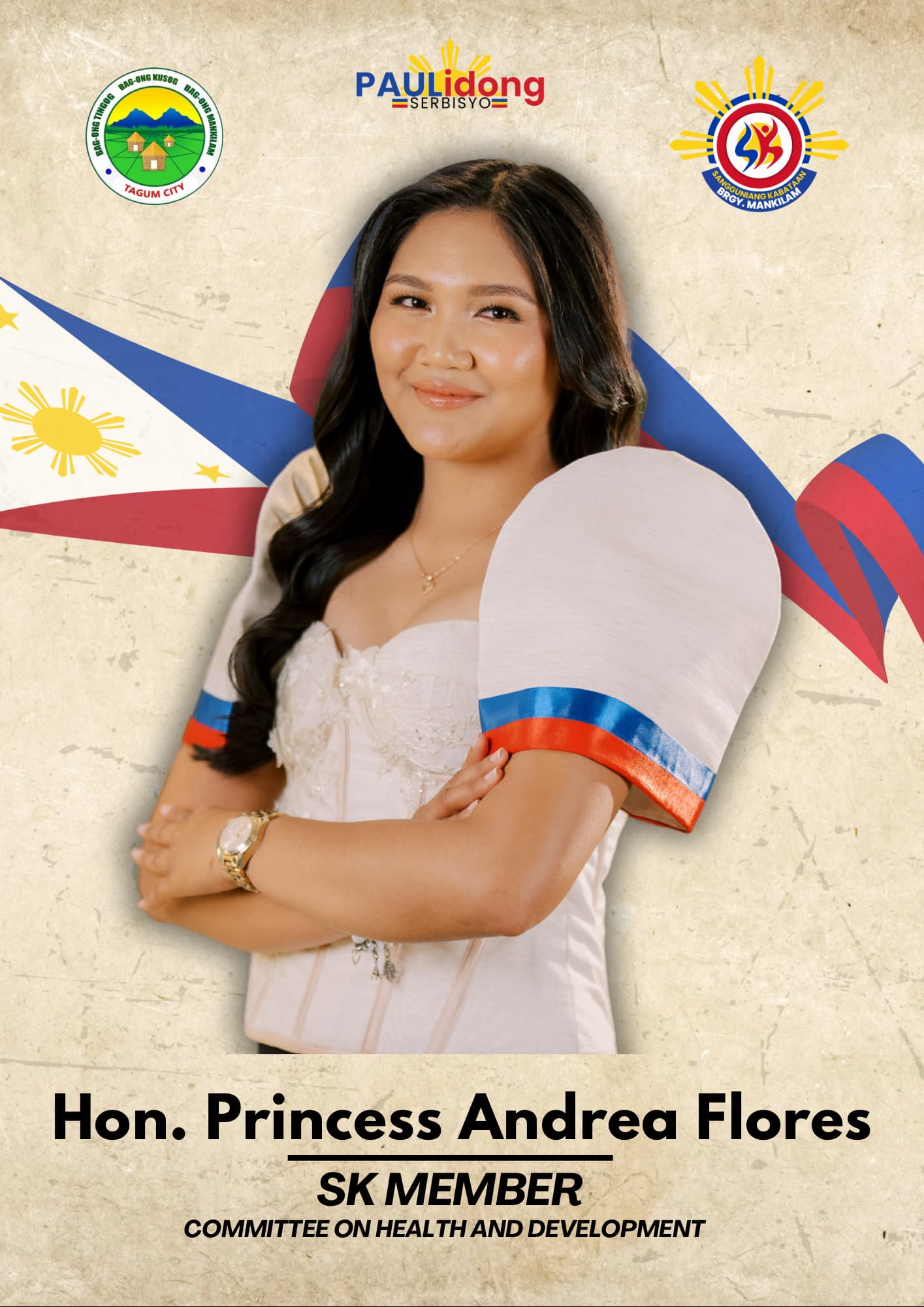 Portrait of Hon. Princess Andrea Flores, SK Kagawad