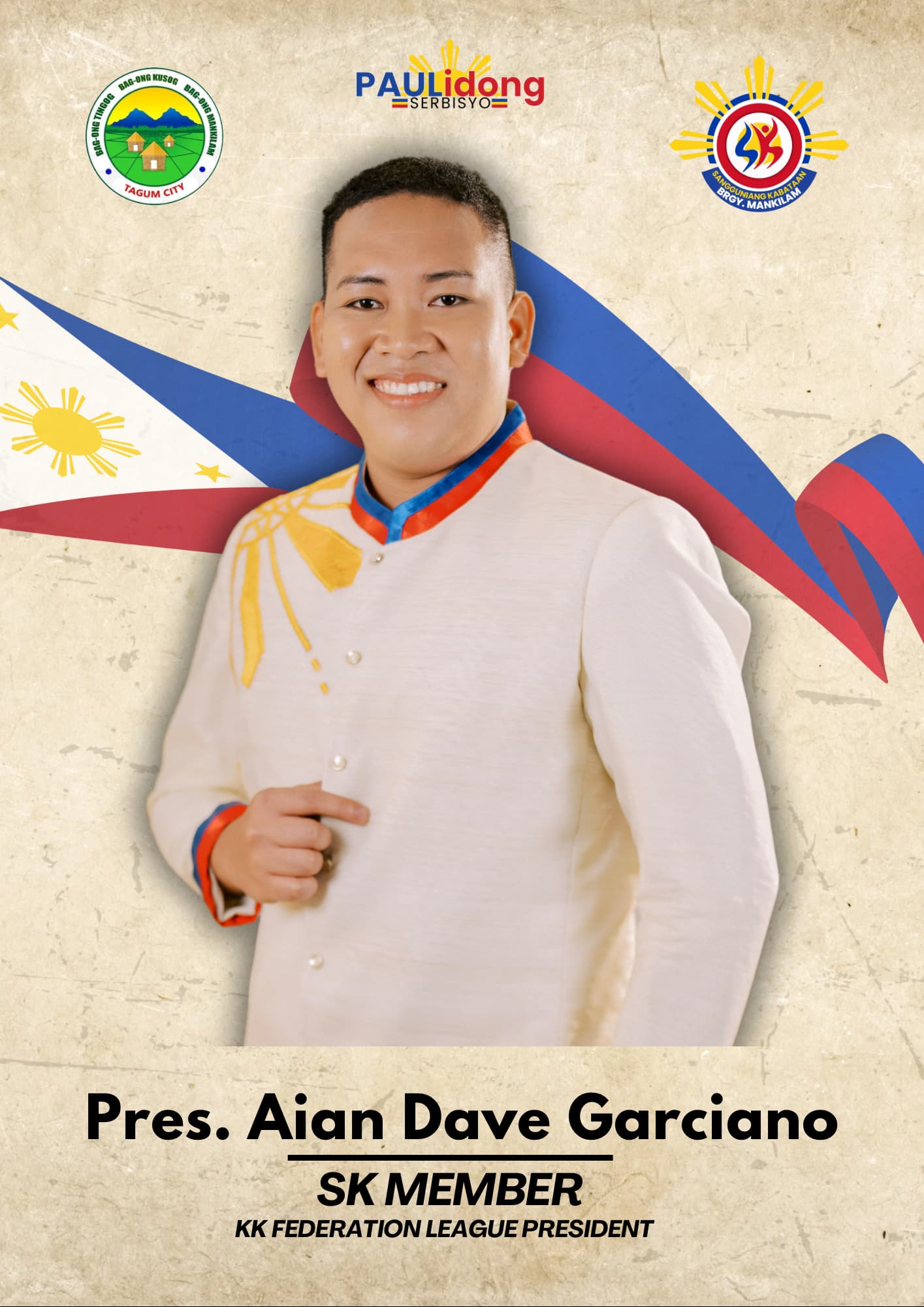 Portrait of Pres. Aian Dave Garciano, KK Federation League President